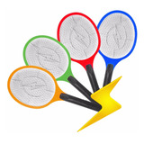 10 Raquete Elétrica Recarregável Bivolt Mata Mosquito Inseto
