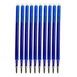 10 Refil Caneta Mágica Fantasminha Tecido Apaga Calor Azul