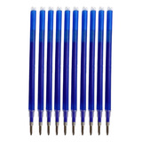 10 Refil Caneta Mágica Fantasminha Tecido Apaga Calor Azul 