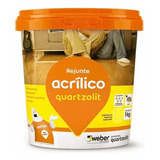 10 Rejunte Acrílico Preto Grafite 1 Kg Antifungo Quartzolit 