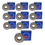 10 Rolamento Nsk 6201 Furo 1 2 Zz Furo Maior 12 7mm