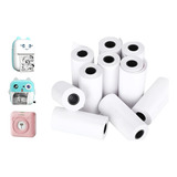 10 Rolo De Papel Térmico 57 30mm Branco Para Mini Impressora