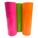 10 Rolos 10 000 Etiquetas Coloridas Para Etiquetadora Mx5500 Cor Laranja Fluorescente Desenho Impresso