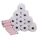 10 Rolos De Etiqueta Adesiva Lacre De Segurança Lacre De Pizza 90mm X 35mm 10Rolos X 30 Metros Cada Rolo DB COMERCIO DE PAPEL 10
