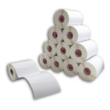 10 Rolos Etiquetas Térmica 100x150 Com Serrilha Total 2000 Etiquetas Adegraf Cor Branco