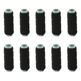 10 Rolos Fio Laxtex Elástico 10m São José 0 8mm Cor Preto Desenho Do Tecido Liso