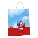 10 Sacolinhas Pronta Para Uso Personalizada Super Wings