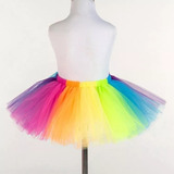 10 Saia Tule Tutu Glitter Unicórnio Festa Carnaval Bailarina