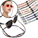 10 Salva Óculos Cordão Segura Boho Cordinha Praia 2 Kits