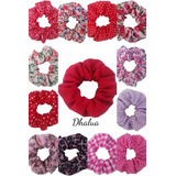 10 Scrunchie Xuxa Rabicó Cabelos Kit Sortido Lindo 