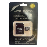 10 Sd Card 32gb Memoria Classe 10 Life Data