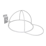 10 Suportes Boné Luxo Painel Canaletado Branco
