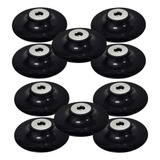 10 Suportes Disco Borracha 115mm M14 Esmerilhadeira Politriz