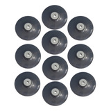 10 Suportes Disco Borracha 180mm Esmerilhadeira E Politriz