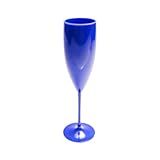 10 Taças De Champanhe Sólido Acrilico 140 Ml Aniversário Casamento Festa Evento Balada Festival Espumante Chandon Azul Royal 