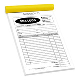 10 Talões Pedido 15x21 04 Blocos Recibo 10x14 50fls Cada