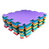 10 Tapete Placa Eva Tatame Infantil 50 X 50 X 1cm Com Borda
