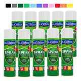 10 Tinta Spray Metal Madeira Artesanato Mdf Gesso Eucatex