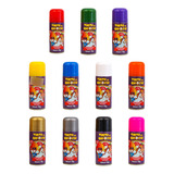10 Tinta Spray Para Cabelo Colorida
