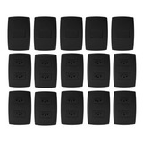 10 Tomadas Duplas 5 Interruptores Casa Completa Home Preta