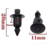 10 Travas Grampo 6mm Painel Kawasaki Er6 Ninja 650 Z750 