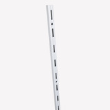 10 Trilhos De Parede Cremalheira Rasgo Simples 200cm Branco