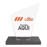 10 Troféus Personalizados Em Acrílico 60 Medalhas 5 Cm