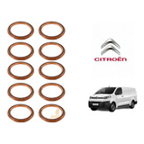 10 Un Anel Vedação Cobre Bujao Carter Citroen Jumpy