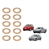 10 Un Anel Vedação Cobre Bujao Carter Gol Saveiro Parati Vw
