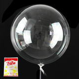 10 Un Balão Bobo 18 Polegadas 45 Cm Cristal Super Premium Cor Não Aplica