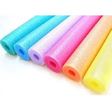 10 Unid Boia De Piscina Natação Flutuador Macarrão Espaguete Brasilpex Cor Coloridas