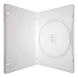 10 Unid Box Dvd Capa Transparente Tradicional Resistente