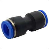 10 Unid Conexão Pneumática Engate Rápido União Reta 8x8 Mm