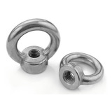 10 Unid Olhal De Suspensão Porca M10 Em Inox Aisi 316 230kg