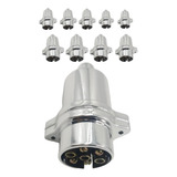 10 Unid Plug tomada Macho Para Reboque Carretinha 7 Polos