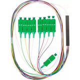 10 Unid Splitter Óptico Balanceado 1x8 Sc apc C Conector 1m