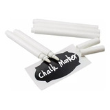 10 Unidades Caneta Giz Líquido Branco Para Adesivo Lousa