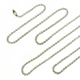 10 Unidades De Corrente Avulsa De Bolinha 2 5mm Inox