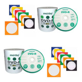 10 Unidades De Mídia Virgem Dvd r Nos Envelopes Smartbuy