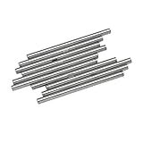 10 Unidades De Substituição Do Eixo Do Motor RC 62 Mm De Comprimento 4 Mm De Diâmetro Engrenagens Sem Escova Do Eixo Do Motor Para Modelos De Aviões Barcos RC Transmissões E Diferenciais