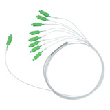 10 Unidades Splitter Óptico Plc 1x8 Conectorizado Sc apc Sm
