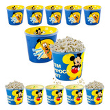 10 Vasilha De Pipoca Balde Do Mickey Festa Infantil Atacado