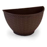 10 Vaso De Parede Rattan Jardim