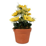 10 Vasos De Barro 18 X 14cm Crisantemo Planta Decorar Jardim