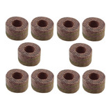 10 Virolas Celeron Marrom 11 Mm Taco De Sola Couro Bilhar