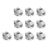 10 X Keystone Rj45 Fêmea Cat5e Soho Plus 35050423 Furukawa