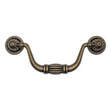 10 X Puxador De Gaveta Porta Móvel Antigo 94mm Retro Messina