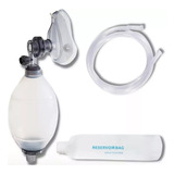 10 X Reanimador Ambu Em Silicone Com Máscara Autoclavável