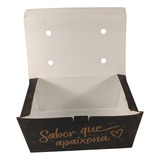 100 - Caixa Embalagem Delivery Porções Batata Frita - Al-g03 Cor Preto
