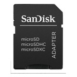 100 Adaptador De Cartão Sd Sandisk Leitor Micro Sd Sdhc Sdxc